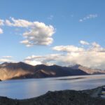 cover image of pangong lake in evening of this article