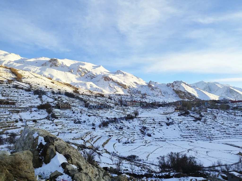 winter view of nako village banner for article