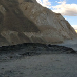 showcasing first vies of pangong lake mountains clear sky