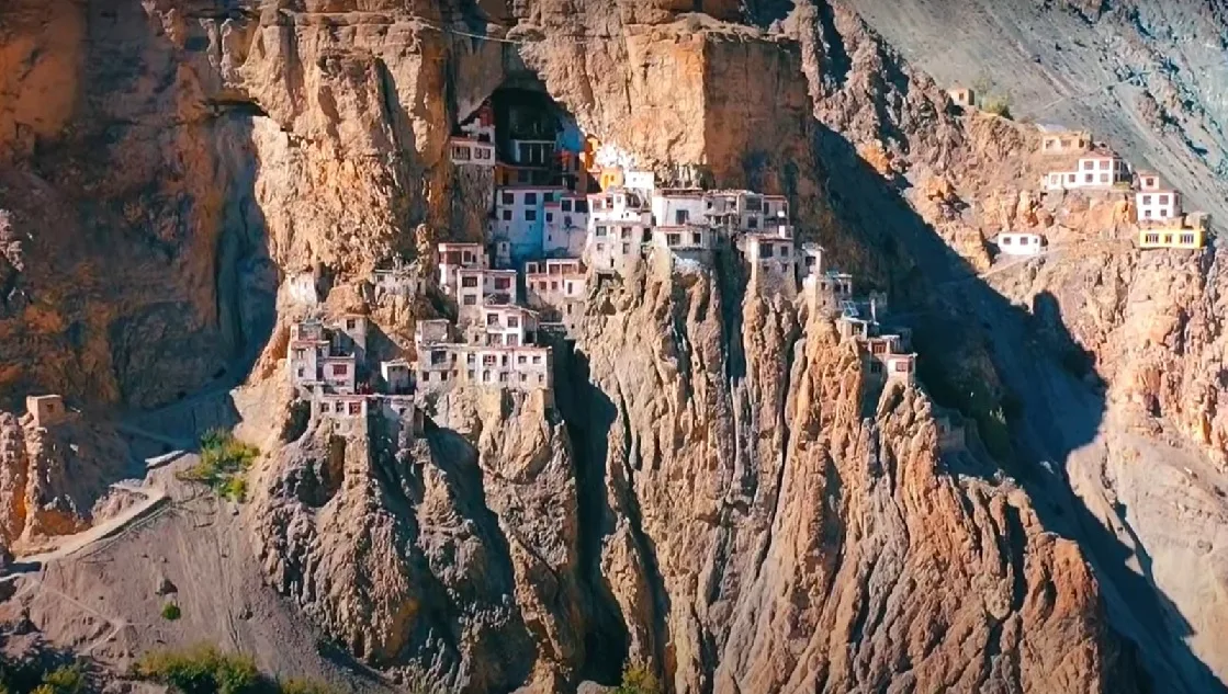 Phuktal Monastery in ladakhimage for article india