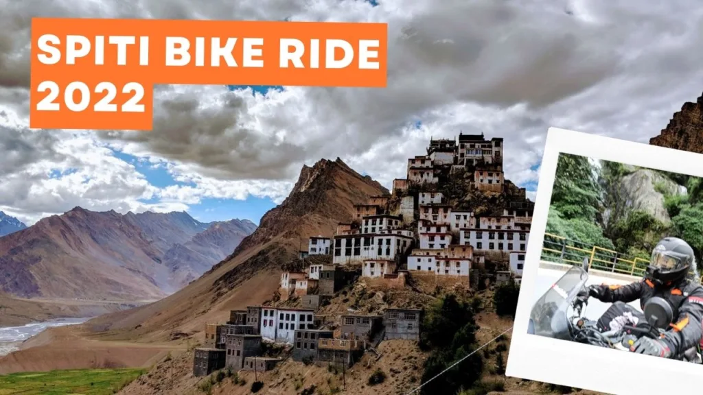 bike ride trailer banner showing key monastery in kaza