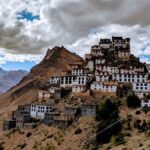 view of key monastery in summers one of the largest monastery in spiti valley