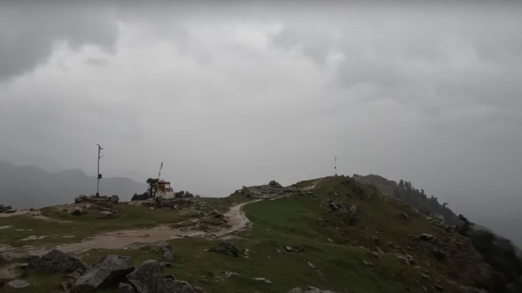 view point at triund trek from mcleodganj in dharamshala