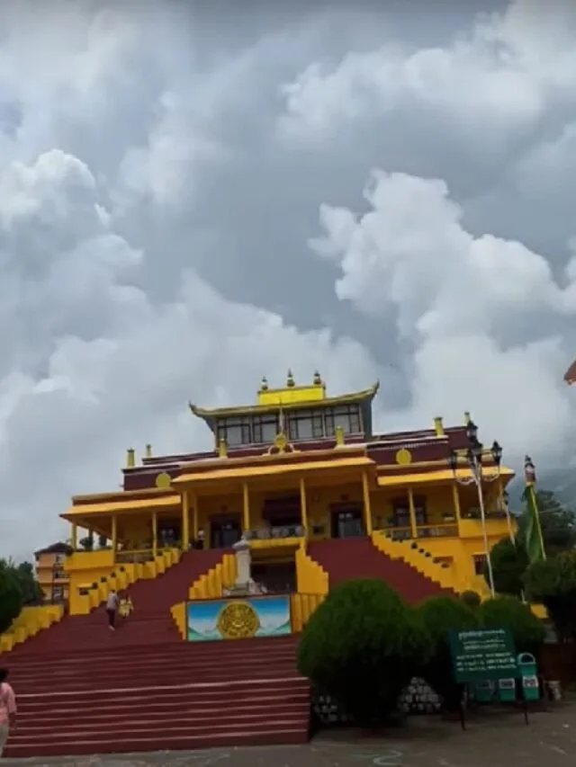 a beautiful and oldest monastery in dharamshala