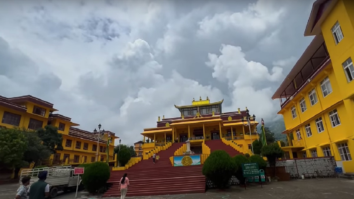 a beautiful and oldest monastery in dharamshala