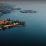 lake view in lonavala town in monsoon