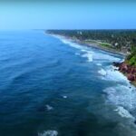 varkala beach with beautiful view in kerala