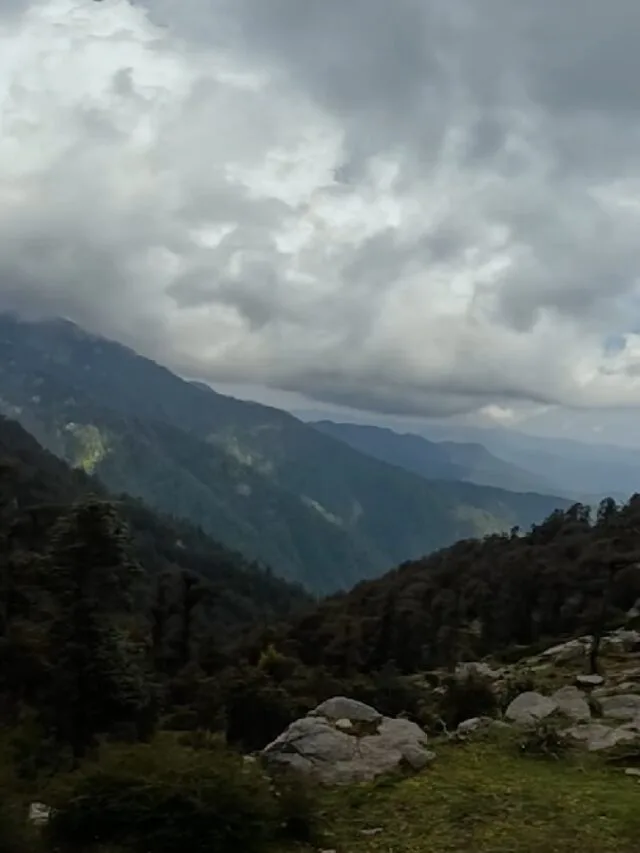 mountains of nauradhar a beautiful view of blue sky