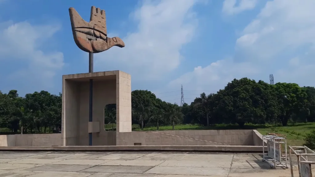 open hand simble in capital complex of chandigarh the city beautiful cover image for article