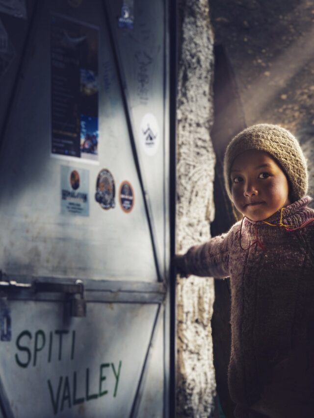 girl, spiti, childhood-spiti valley trip web story cover image