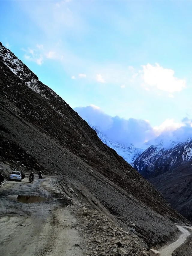 himalayas, mountains, india-spiti valley in winters web story