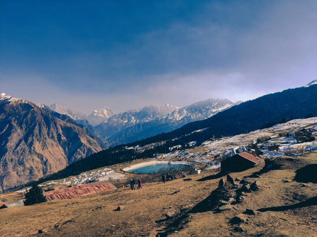 pexels-photo-9963746-9963746 Scenic landscape of Auli, India with snowy mountains and a serene lake in winter. Auli in Winter