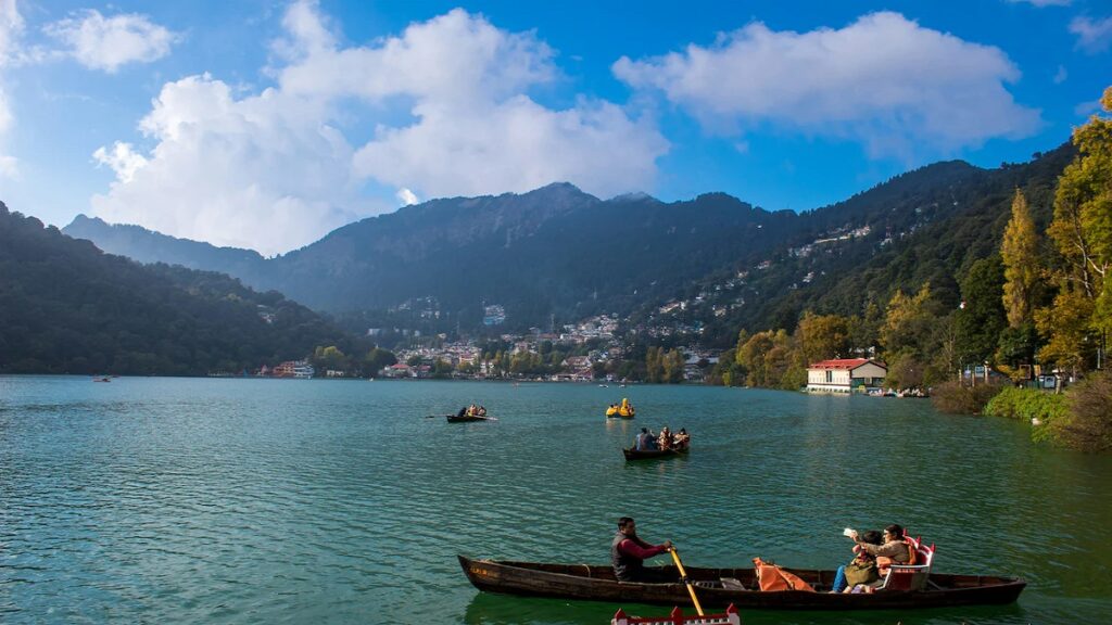 nainitaaljpg naini lake, boats, mountains, in nainital in uttarakhand Nainital: A Himalayan Gem of Lakes and Legends