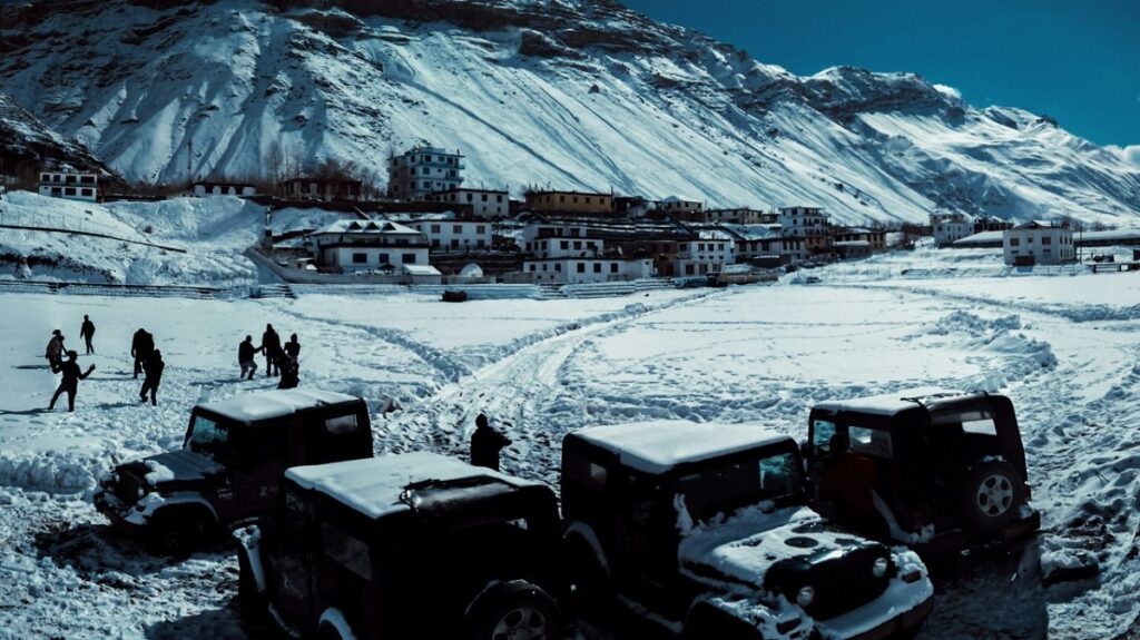 Itinerary For Winter Spiti Expedition, kaza in winters
